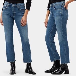 Agolde Kye Mid Rise Straight Crop Jean